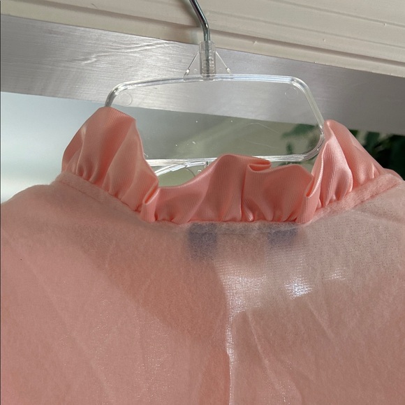 Vintage Night Time Creations Pink Ruffled Flannel Long Nightgown - Picture 10 of 15